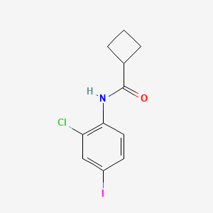 N-(2-chloro-4-iodophenyl)cyclobutanecarboxamide