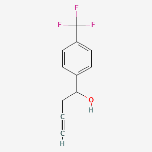 1-(4-(Trifluoromethyl)phenyl)but-3-yn-1-ol