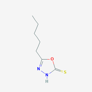 molecular formula C7H12N2OS B14910166 5-pentyl-1,3,4-oxadiazole-2(3H)-thione 