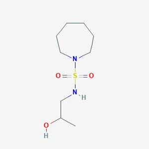 molecular formula C9H20N2O3S B14910175 N-(2-hydroxypropyl)azepane-1-sulfonamide 