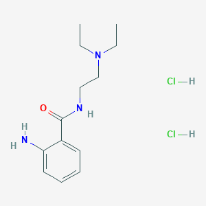 molecular formula C13H23Cl2N3O B14910219 2-Amino-N-(2-(diethylamino)ethyl)benzamide dihydrochloride 