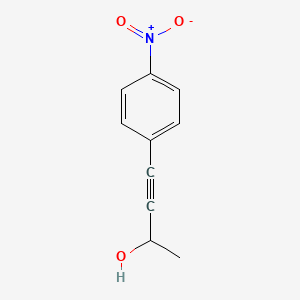 molecular formula C10H9NO3 B14910222 4-(4-Nitrophenyl)but-3-yn-2-ol 