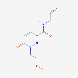 molecular formula C11H15N3O3 B14910277 n-Allyl-1-(2-methoxyethyl)-6-oxo-1,6-dihydropyridazine-3-carboxamide 