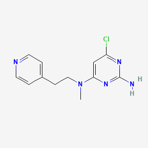 6-Chloro-n4-methyl-n4-(2-(pyridin-4-yl)ethyl)pyrimidine-2,4-diamine