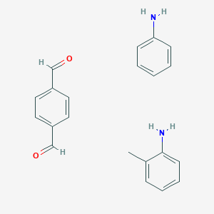 B149103 1,4-Benzenedicarboxaldehyde, polymer with benzenamine and 2-methylbenzenamine, maleated CAS No. 129217-90-9