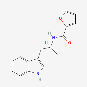 molecular formula C16H16N2O2 B14910314 N-[1-(1H-indol-3-yl)propan-2-yl]furan-2-carboxamide 