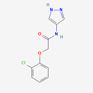 2-(2-chlorophenoxy)-N-(1H-pyrazol-4-yl)acetamide