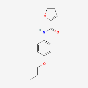 molecular formula C14H15NO3 B14910341 N-(4-propoxyphenyl)furan-2-carboxamide 