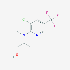 2-((3-Chloro-5-(trifluoromethyl)pyridin-2-yl)(methyl)amino)propan-1-ol