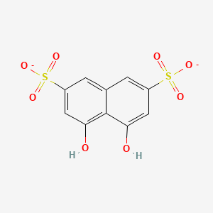 molecular formula C10H6O8S2-2 B14910352 4,5-Dihydroxynaphthalene-2,7-disulfonate 