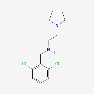 molecular formula C13H18Cl2N2 B14910388 n-(2,6-Dichlorobenzyl)-2-(pyrrolidin-1-yl)ethan-1-amine 