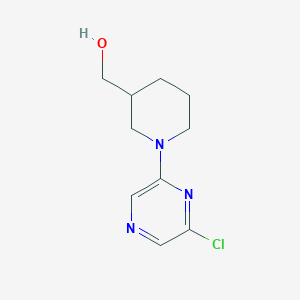 (1-(6-Chloropyrazin-2-yl)piperidin-3-yl)methanol