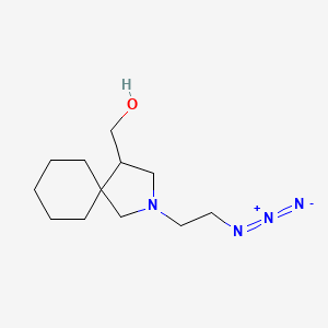 molecular formula C12H22N4O B1491044 (2-(2-Azidoethyl)-2-azaspiro[4.5]decan-4-yl)methanol CAS No. 2097996-72-8