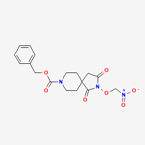 8-Benzyloxycarbonyl-2-nitromethyloxy-2,8-diazaspiro[4,5]decane-1,3-dione