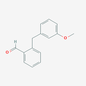 molecular formula C15H14O2 B14910459 2-(3-Methoxybenzyl)benzaldehyde 