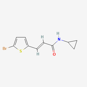 3-(5-Bromothiophen-2-yl)-N-cyclopropylacrylamide