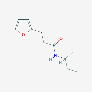 molecular formula C11H17NO2 B14910478 n-(Sec-butyl)-3-(furan-2-yl)propanamide 