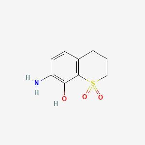 7-Amino-8-hydroxythiochroman 1,1-dioxide