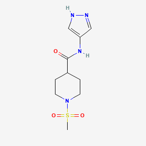 1-(Methylsulfonyl)-N-(1h-pyrazol-4-yl)piperidine-4-carboxamide