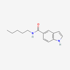 N-pentyl-1H-indole-5-carboxamide