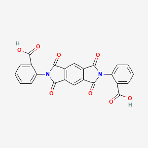 molecular formula C24H12N2O8 B14910509 2,2'-(1,3,5,7-tetraoxo-5,7-dihydropyrrolo[3,4-f]isoindole-2,6(1H,3H)-diyl)dibenzoic acid 