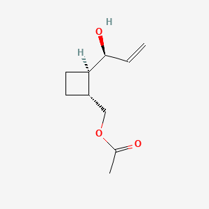 ((1R,2R)-2-((S)-1-Hydroxyallyl)cyclobutyl)methyl acetate