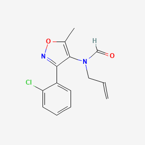 N-allyl-N-(3-(2-chlorophenyl)-5-methylisoxazol-4-yl)formamide