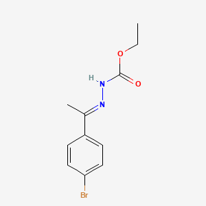 Ethyl 2-[1-(4-bromophenyl)ethylidene]hydrazinecarboxylate