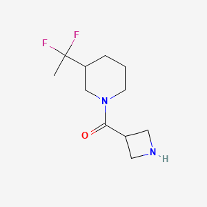 Azetidin-3-yl(3-(1,1-difluoroethyl)piperidin-1-yl)methanone