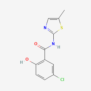 5-Chloro-2-hydroxy-N-(5-methylthiazol-2-yl)benzamide