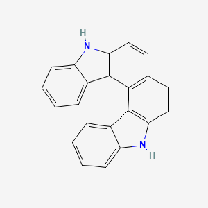 molecular formula C22H14N2 B14910570 5,10-Dihydrocarbazolo[3,4-c]carbazole 