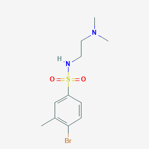 molecular formula C11H17BrN2O2S B14910578 4-Bromo-n-(2-(dimethylamino)ethyl)-3-methylbenzenesulfonamide 