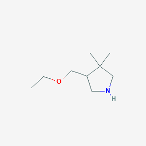 4-(Ethoxymethyl)-3,3-dimethylpyrrolidine