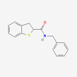 molecular formula C16H15NOS B14910638 n-Benzyl-2,3-dihydrobenzo[b]thiophene-2-carboxamide 