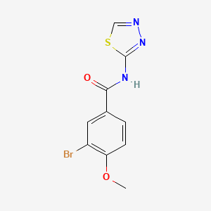 3-bromo-4-methoxy-N-(1,3,4-thiadiazol-2-yl)benzamide