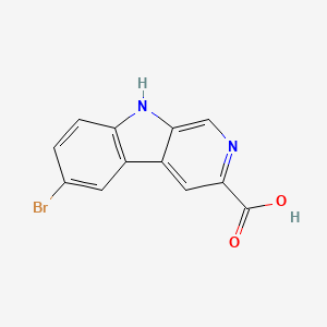 6-bromo-9H-pyrido[3,4-b]indole-3-carboxylic acid