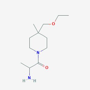 molecular formula C12H24N2O2 B1491071 2-Amino-1-(4-(ethoxymethyl)-4-methylpiperidin-1-yl)propan-1-one CAS No. 2097943-96-7