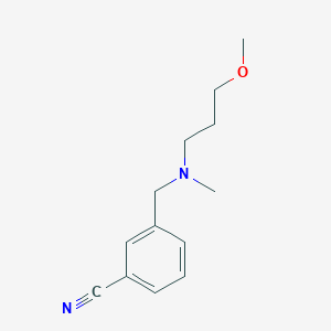 3-(((3-Methoxypropyl)(methyl)amino)methyl)benzonitrile