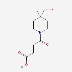 4-(4-(Fluoromethyl)-4-methylpiperidin-1-yl)-4-oxobutanoic acid