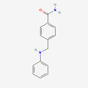 molecular formula C14H14N2O B14910720 4-((Phenylamino)methyl)benzamide 