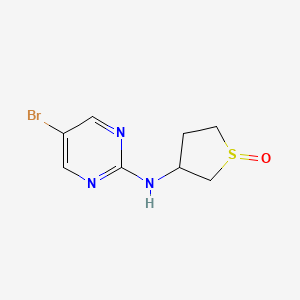 3-((5-Bromopyrimidin-2-yl)amino)tetrahydrothiophene 1-oxide