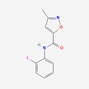 molecular formula C11H9IN2O2 B14910755 n-(2-Iodophenyl)-3-methylisoxazole-5-carboxamide 