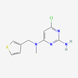 6-Chloro-n4-methyl-n4-(thiophen-3-ylmethyl)pyrimidine-2,4-diamine