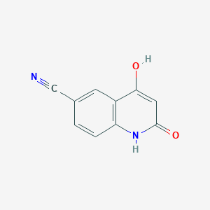 4-Hydroxy-2-oxo-1,2-dihydroquinoline-6-carbonitrile