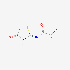 molecular formula C7H10N2O2S B14910828 N-(4-Oxo-4,5-dihydro-thiazol-2-yl)-isobutyramide 