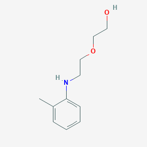 molecular formula C11H17NO2 B14910832 2-(2-(O-tolylamino)ethoxy)ethan-1-ol 