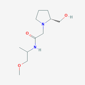 2-((R)-2-(Hydroxymethyl)pyrrolidin-1-yl)-N-(1-methoxypropan-2-yl)acetamide