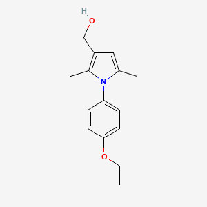 [1-(4-ethoxyphenyl)-2,5-dimethyl-1H-pyrrol-3-yl]methanol