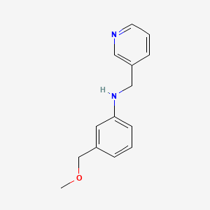 3-(methoxymethyl)-N-(pyridin-3-ylmethyl)aniline