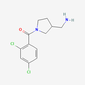 (3-(Aminomethyl)pyrrolidin-1-yl)(2,4-dichlorophenyl)methanone